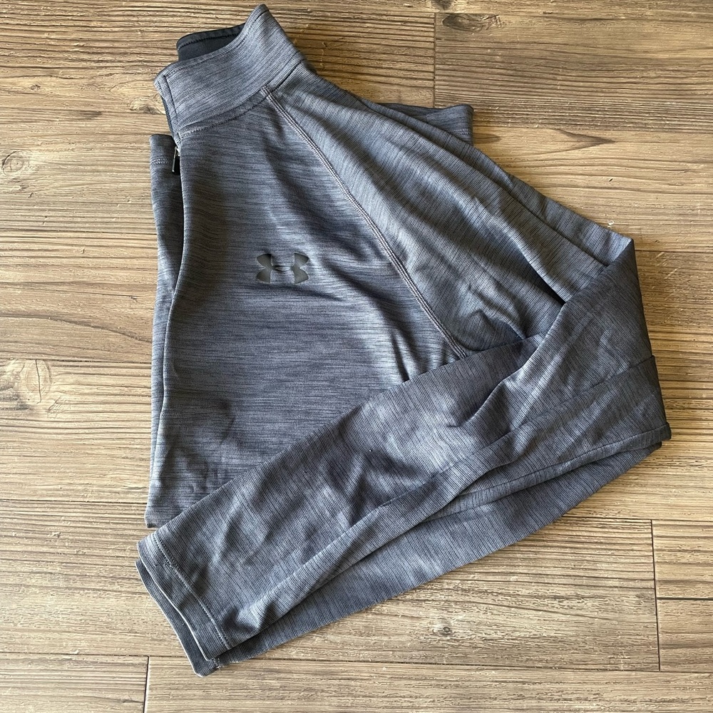 Under Armour Charcoal HeatGear Quarter Zip